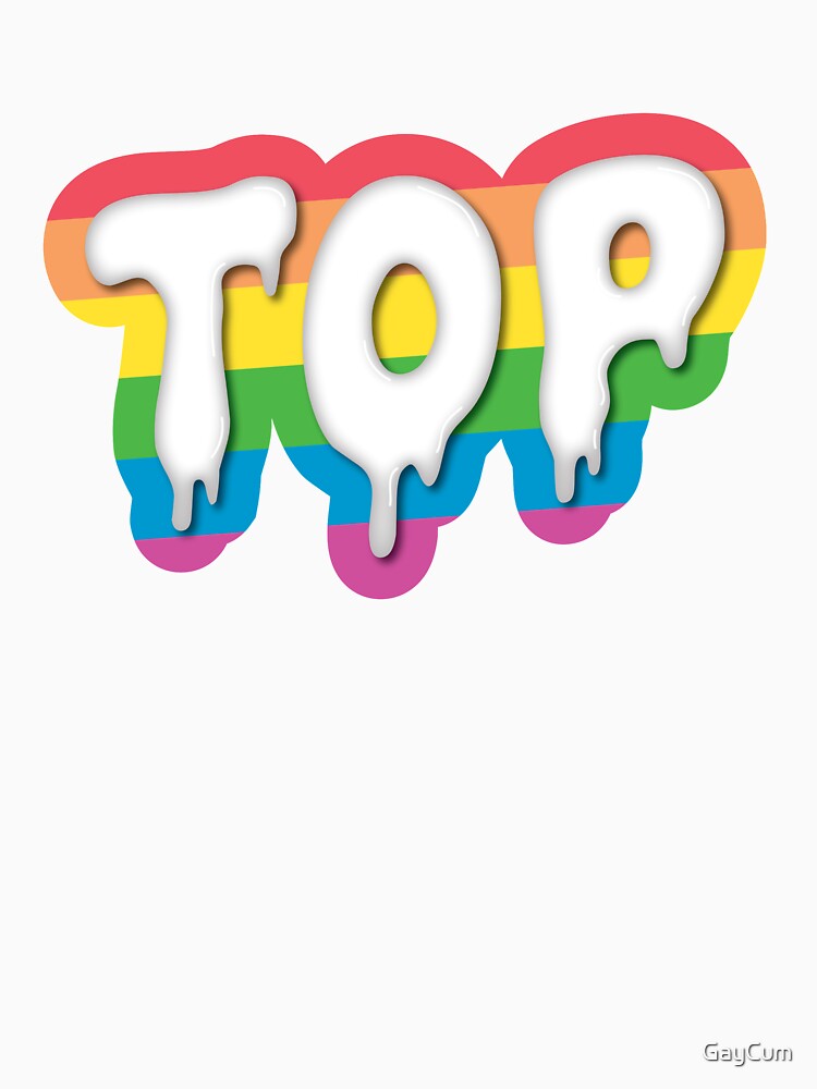 Thumbnail 7 of 7, Essential T-Shirt, Rainbow Top designed and sold by GayCum.