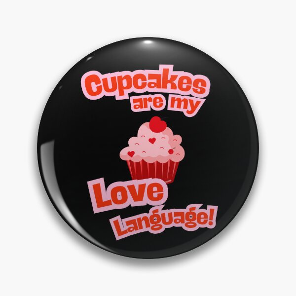 Artikelvorschau, Cupcakes sind meine Liebessprache - Süßes Dessert Cupcake Love Design entworfen und verkauft von TousheArt.