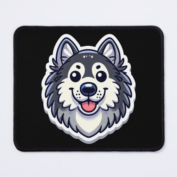 Item preview, Norwegian Elkhound Dog Head  designed and sold by ArtistEmbrace.