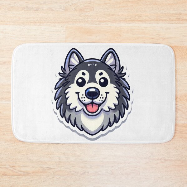 Item preview, Norwegian Elkhound Dog Head  designed and sold by ArtistEmbrace.