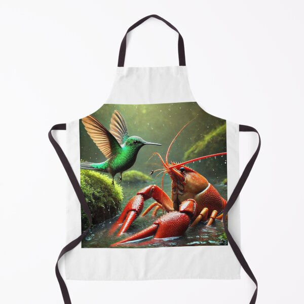 Item preview, Crayfish and Humminbird Having a Chat designed and sold by BreezyCove.