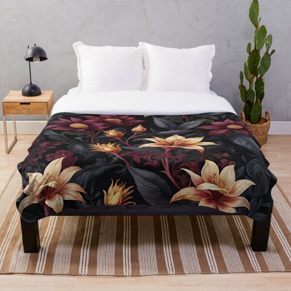 Item preview, Mystical Dark Academia Flower Patern designed and sold by AbstractIdeas.