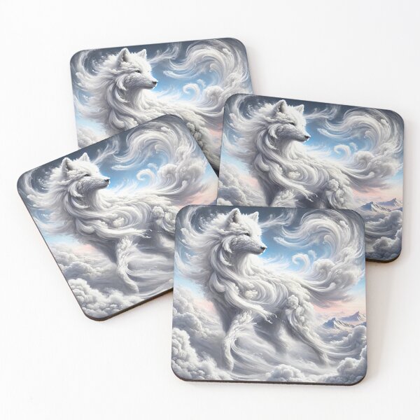 Item preview, Elemental Air Wolf designed and sold by Pines & Starlight.