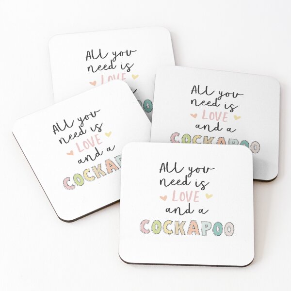 Item preview, All you need is love and a cockapoo designed and sold by Giddy Kipper.