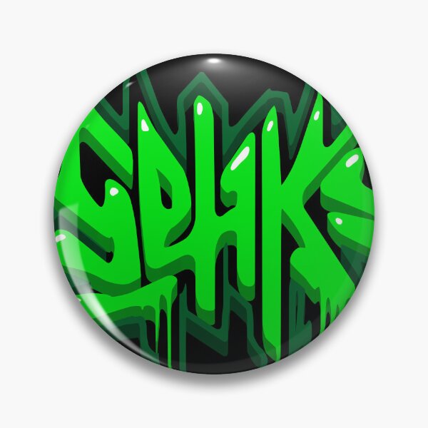 Item preview, sehks green 3d explosion graffiti designed and sold by manuvila.
