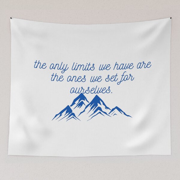 Item preview, "the only limits we have are the ones we set for ourselves." -fourth wing, rebecca yarros designed and sold by madebysam :).