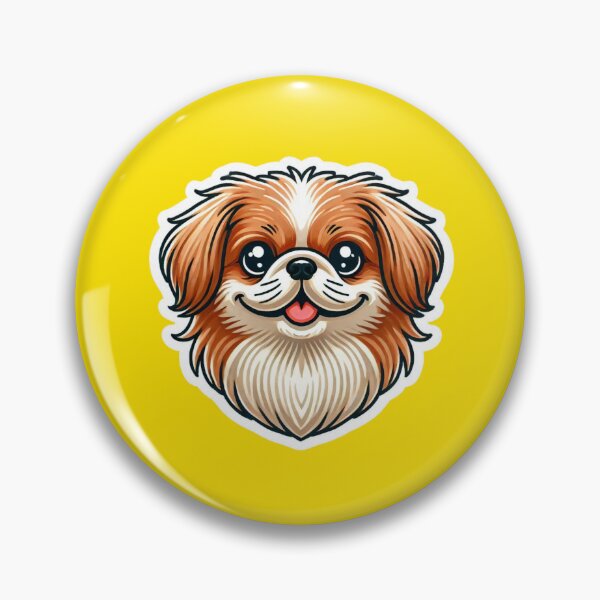 Item preview, Pekingese Dog Head  designed and sold by ArtistEmbrace.
