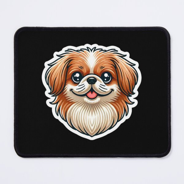 Item preview, Pekingese Dog Head designed and sold by ArtistEmbrace.