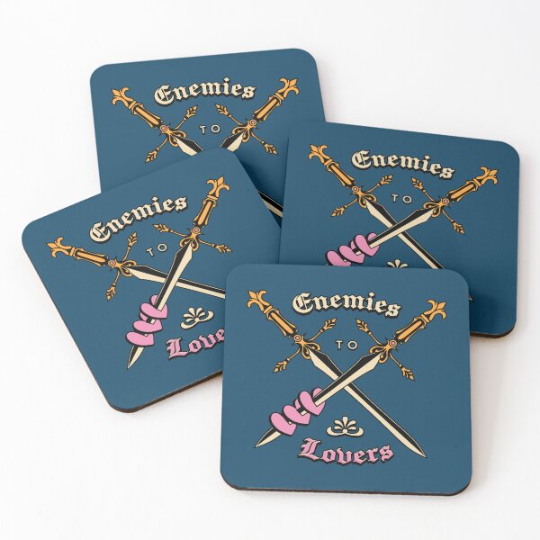 Item preview, Enemies to Lovers Illustrated Bookish Type  designed and sold by Magyarmelcsi Illustration.