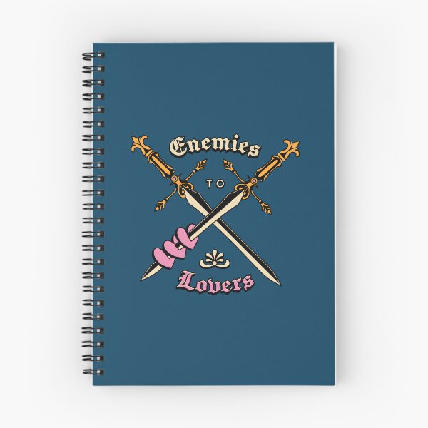 Item preview, Enemies to Lovers Illustrated Bookish Type  designed and sold by Magyarmelcsi Illustration.