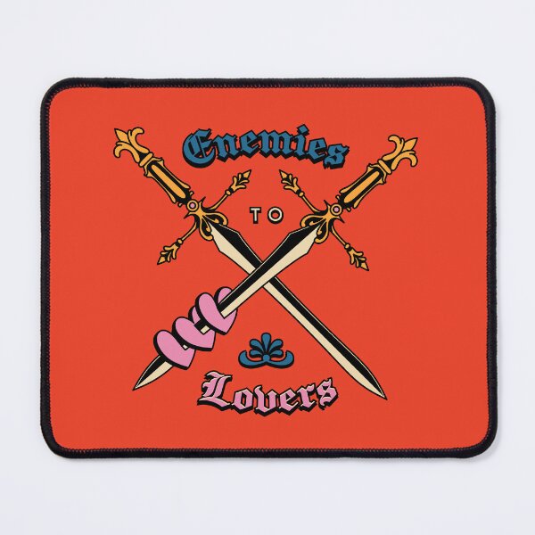 Item preview, Enemies to Lovers Illustrated Bookish Type designed and sold by Magyarmelcsi Illustration.
