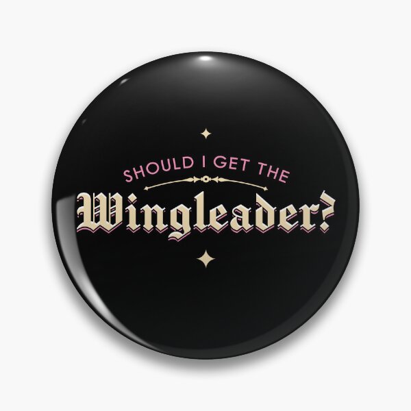 Item preview, Should I Get the Wingleader? Illustrated Bookish Type  designed and sold by Magyarmelcsi Illustration.