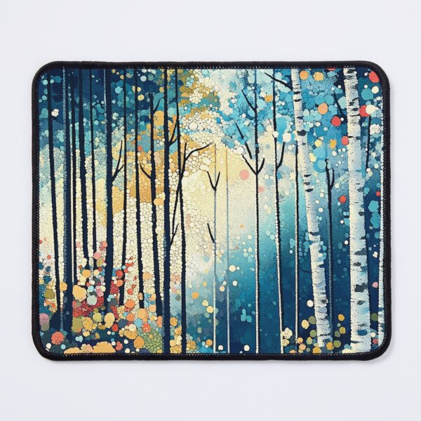 Item preview, Dreamy Abstract Forest with Colorful Dots designed and sold by Cris888.