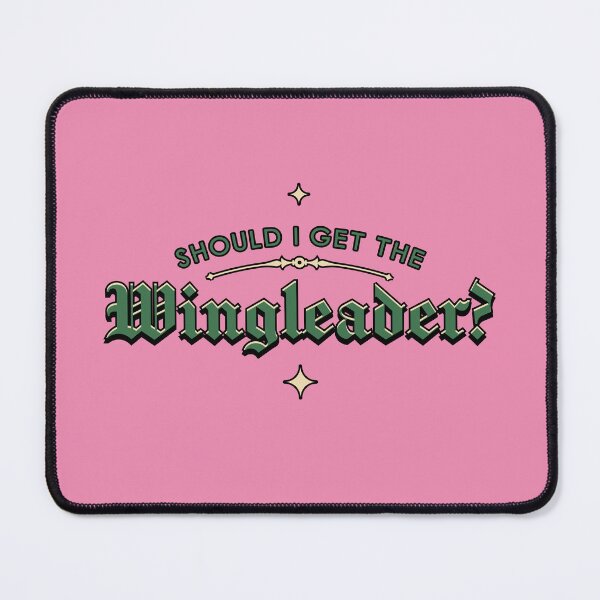 Item preview, Should I Get the Wingleader? Illustrated Bookish Type  designed and sold by Magyarmelcsi Illustration.