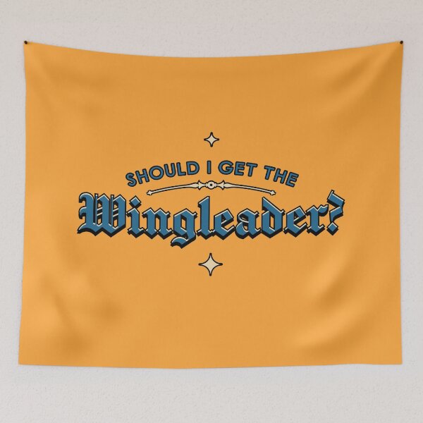 Item preview, Should I Get the Wingleader? Illustrated Bookish Type  designed and sold by Magyarmelcsi Illustration.