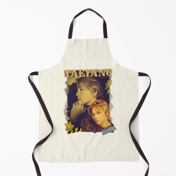 Item preview, Taeyang BIGBANG Retro Y2K Preppy Yellow Scrapbook Collage Design designed and sold by HELL0WBELLO.