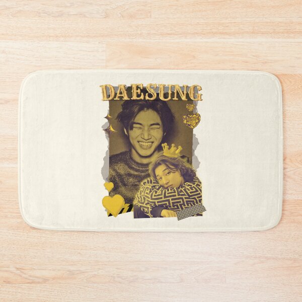 Item preview, Daesung BIGBANG Retro Y2K Preppy Yellow Scrapbook Collage Design designed and sold by HELL0WBELLO.