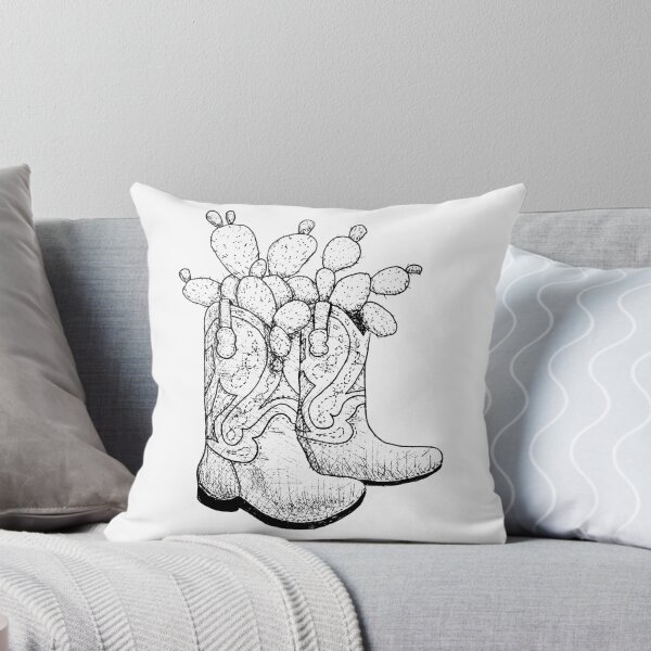 Item preview, Cactus in Cowboy Boots designed and sold by Inkwell Inspirations.