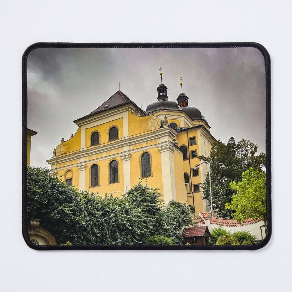 Item preview, Church of Saint Michael (Chrám sv. Michala) Seen from the Villa Primavesi Gardens, Olomouc, Czechia  designed and sold by Douglas E. Welch Design and Photography.