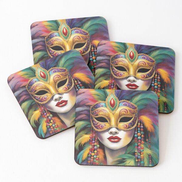 Item preview, "Dance, laugh, and enjoy the Mardi Gras magic" designed and sold by JoyColorLove.