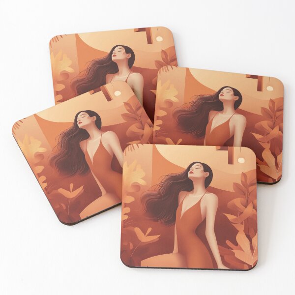 Item preview, Peach Perfect. Elegant female fashion design. designed and sold by Shoot-The-Moon.