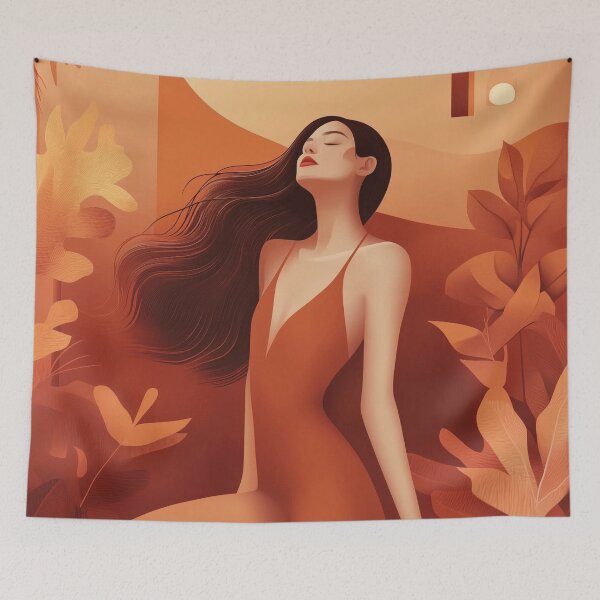 Item preview, Peach Perfect. Elegant female fashion design. designed and sold by Shoot-The-Moon.