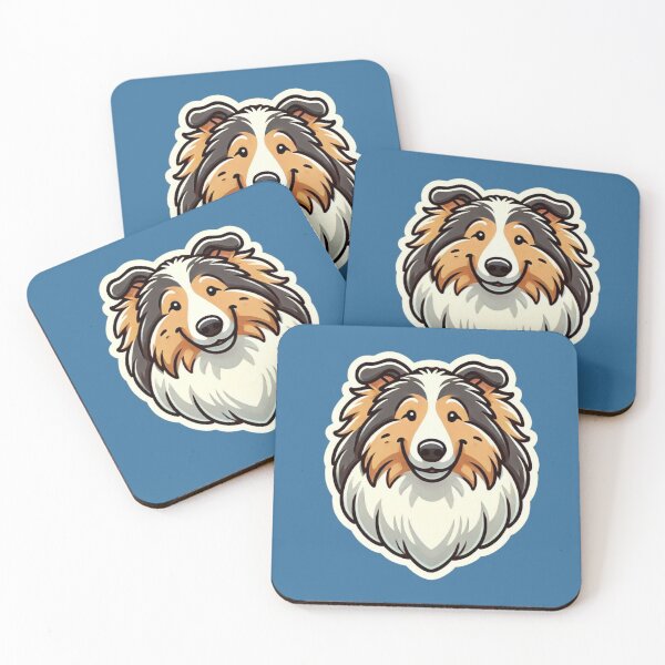 Item preview, Rough Collie Dog Head  designed and sold by ArtistEmbrace.