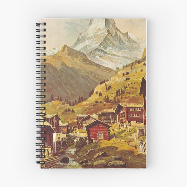Item preview, Zermatt Switzerland Poster Vintage Swiss designed and sold by cutesy.