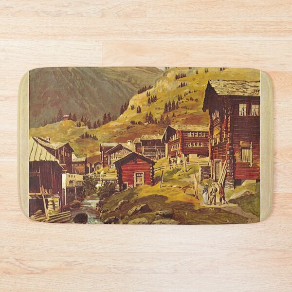 Item preview, Zermatt Switzerland Poster Vintage Swiss designed and sold by cutesy.