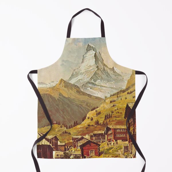 Item preview, Zermatt Switzerland Poster Vintage Swiss designed and sold by cutesy.