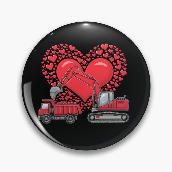 Item preview, Valentine's Day Construction Trucks.  designed and sold by I-wanna-T-shirt.