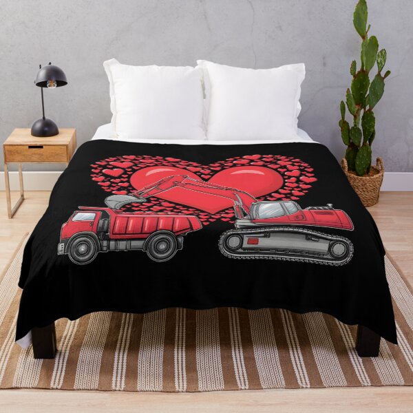 Item preview, Valentine's Day Construction Trucks.  designed and sold by I-wanna-T-shirt.