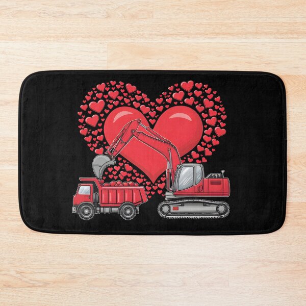 Item preview, Valentine's Day Construction Trucks.  designed and sold by I-wanna-T-shirt.