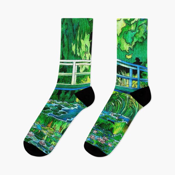 Item preview, Claude Monet Water Lilies and Bridge designed and sold by Pixelchicken.