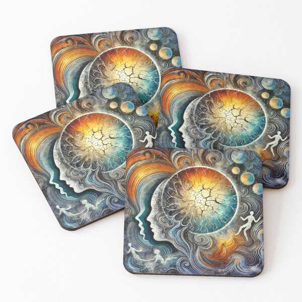 Item preview, Ethereal Cosmic Faces and Elements Design designed and sold by PawtopiaDesigns.