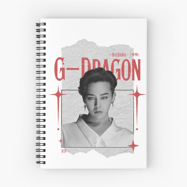 Item preview, G-Dragon BIGBANG Kwon Ji-yong Retro Y2K Preppy Red and Black  Scrapbook Collage Design designed and sold by HELL0WBELLO.