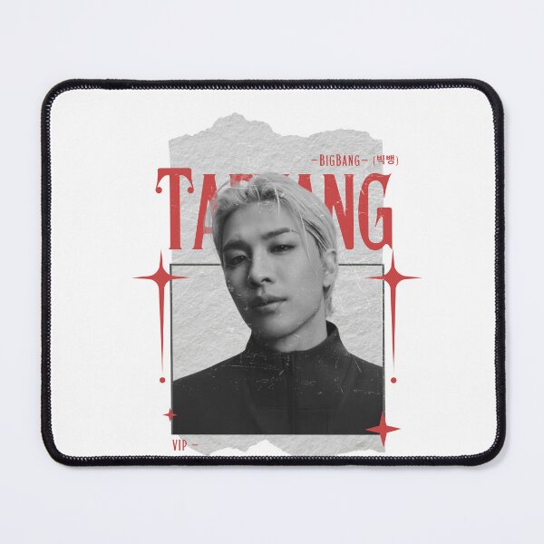 Item preview, BIGBANG Taeyang Y2K Preppy Red and Black Scrapbook Collage Design designed and sold by HELL0WBELLO.