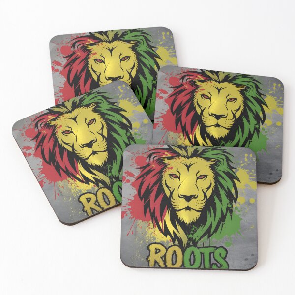 Item preview, Reggae Roots Graffiti Lion of Judah designed and sold by BashmentBoss.