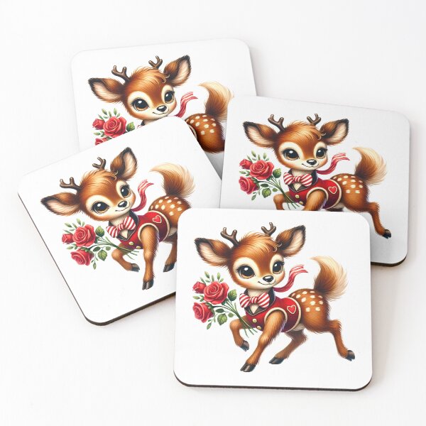 Item preview, Valentine's Reindeer designed and sold by JonysCreativeDesigns.