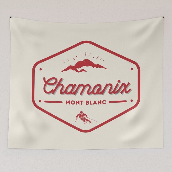 Item preview, Chamonix Mont Blanc Retro Ski designed and sold by cutesy.