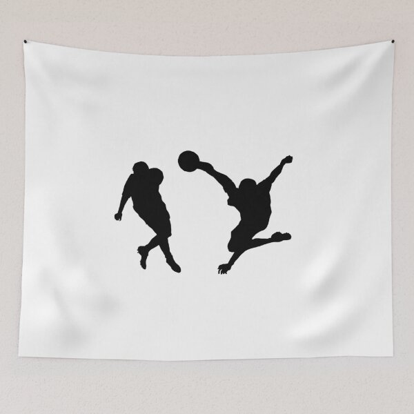 Item preview, Football overhead bicycle kick with defender designed and sold by davidgoble.