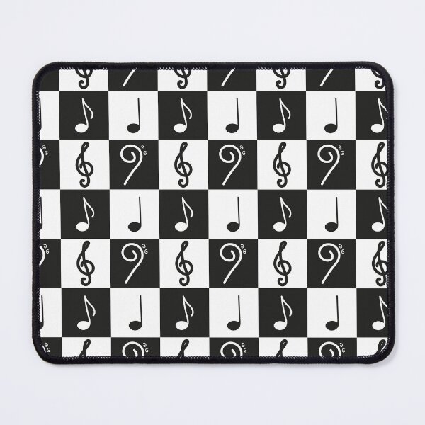 Item preview, white and black music pattern designed and sold by tanimits.