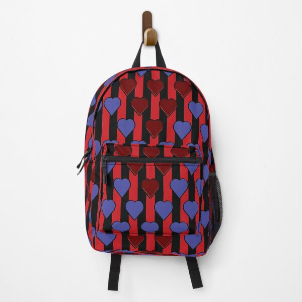 Item preview, Red Valentine Heart-blue-black-red  pattern 21 designed and sold by StudioViArt.