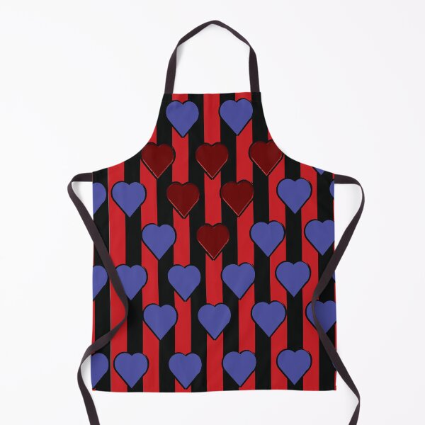 Item preview, Red Valentine Heart-blue-black-red  pattern 21 designed and sold by StudioViArt.
