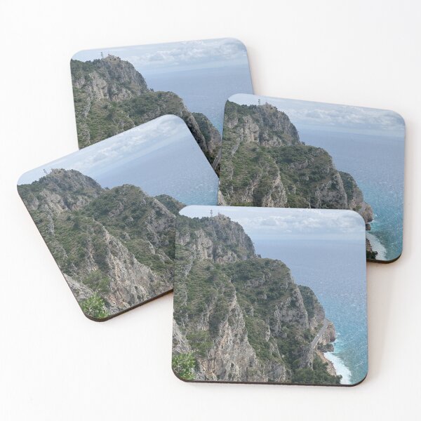 Item preview, Acantilados en la costa occidental de Liguria del mar Mediterráneo designed and sold by Quoppidou.