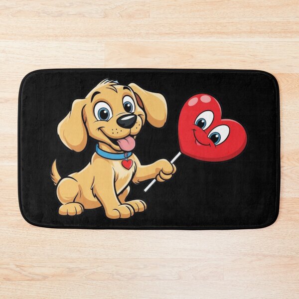 Item preview, My Heart Lolly Valentines Day Valentine's Day Cut Dog designed and sold by Design_Your_Day.