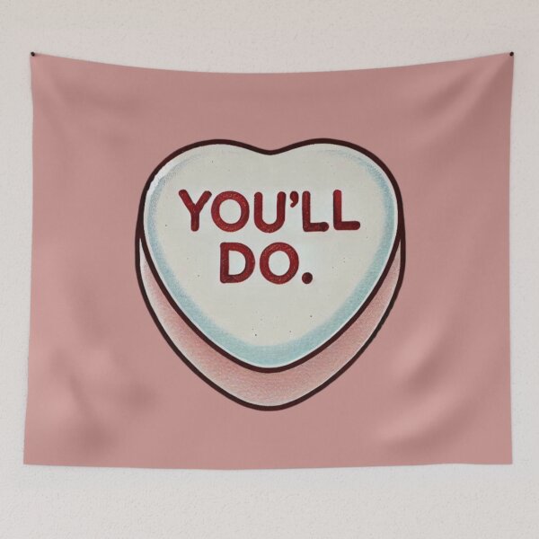 Item preview, The Bare Minimum Valentine designed and sold by LyssasMindArt.