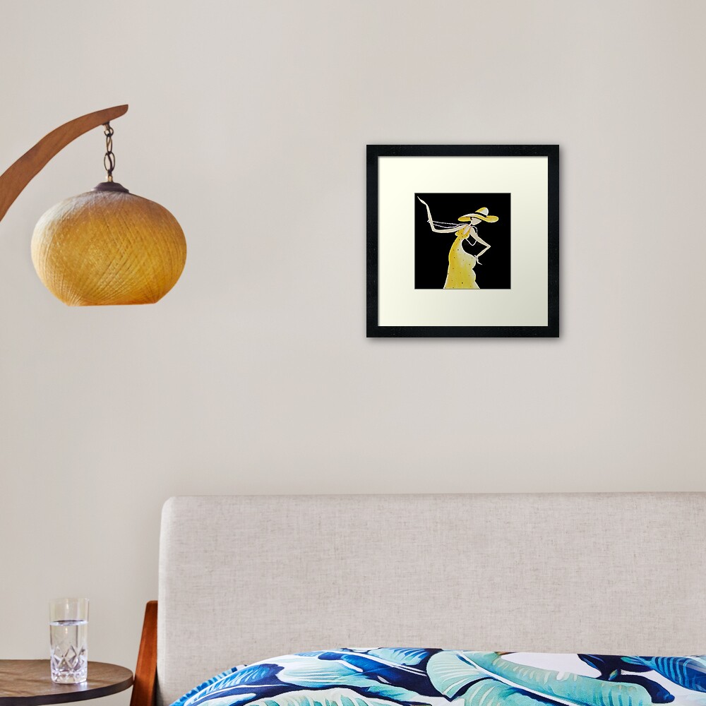 Miss Diva Framed Art Print