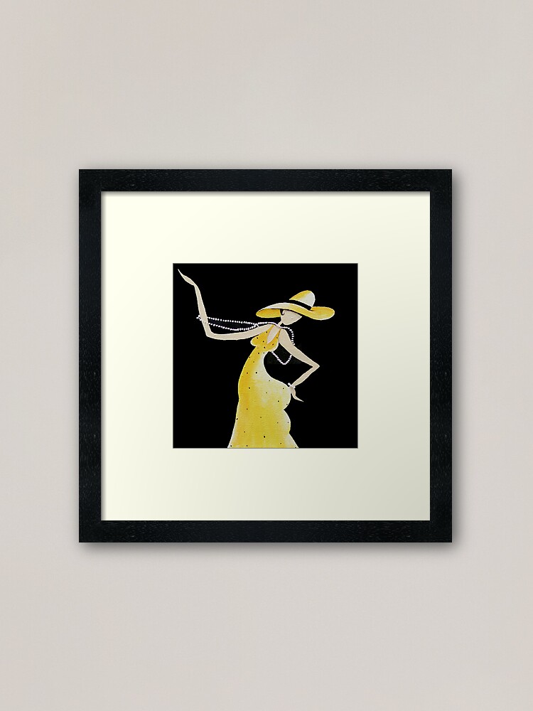 Alternate view of Miss Diva Framed Art Print