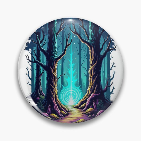 Item preview, Mystic Forest Portal - Enchanting Fantasy Art designed and sold by samtheai.